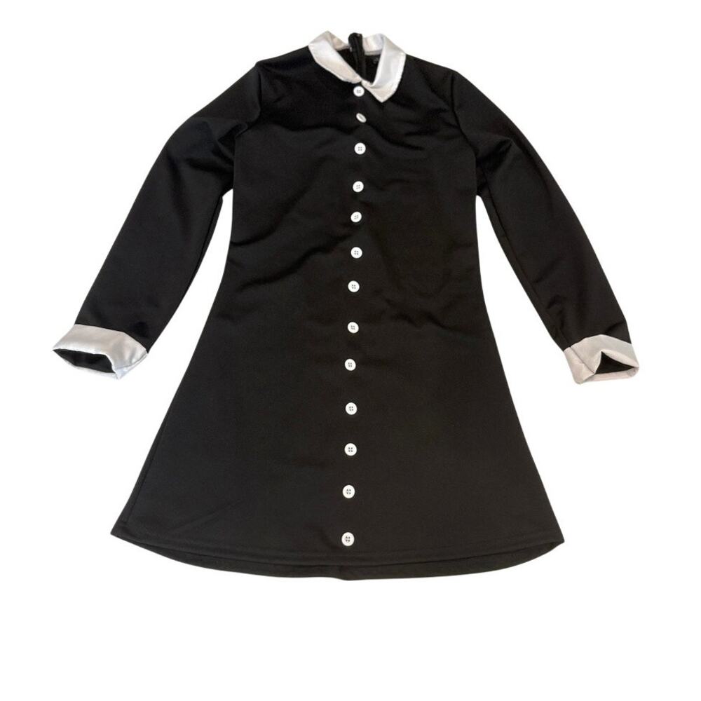 Spirit Wednesday Addams child large Halloween costume dress A3 2974